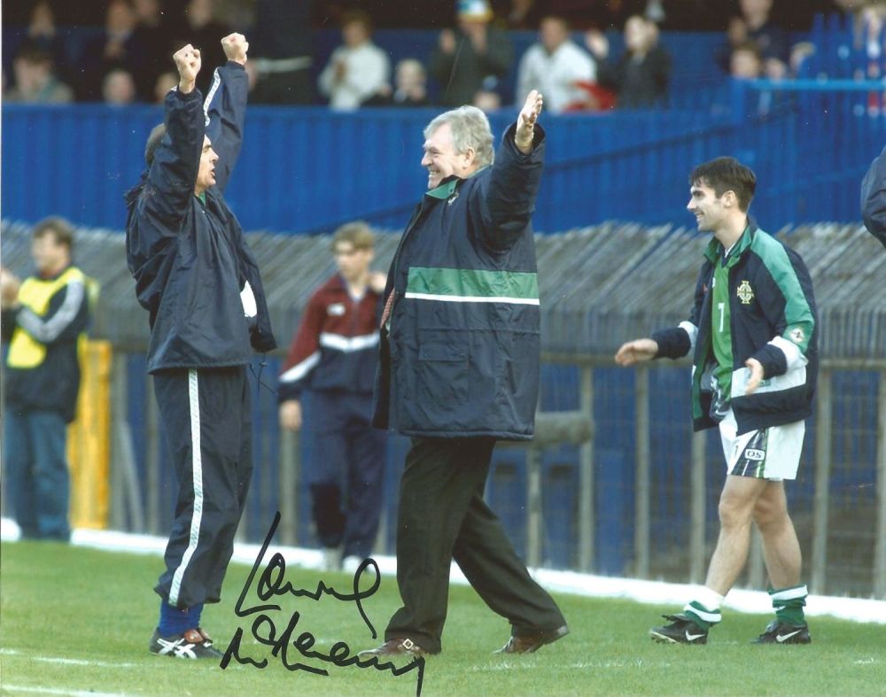 Lot 635: Football Lawrie McMenemy 10x8 Signed Colour Photo Pictured...