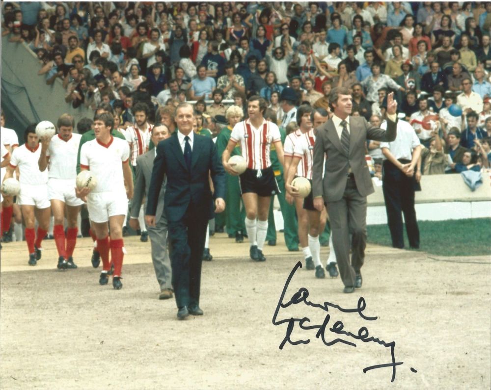 Lot 637: Football Lawrie McMenemy 10x8 Signed Colour Photo Picture...