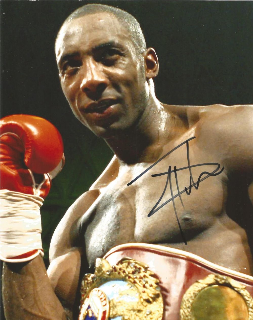 Lot 643: Boxing Johnny Nelson 10x8 Signed Colour Photo Pictured...