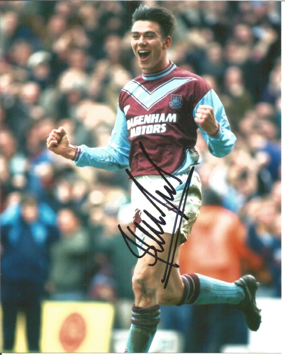 Lot 655: Football Steve Jones 10x8 signed colour photo pictured...