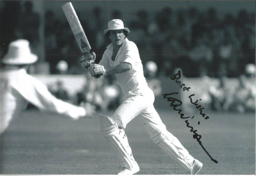 Lot 661: Cricket Mark Nicholas 10x8 Signed B/W Photo ....