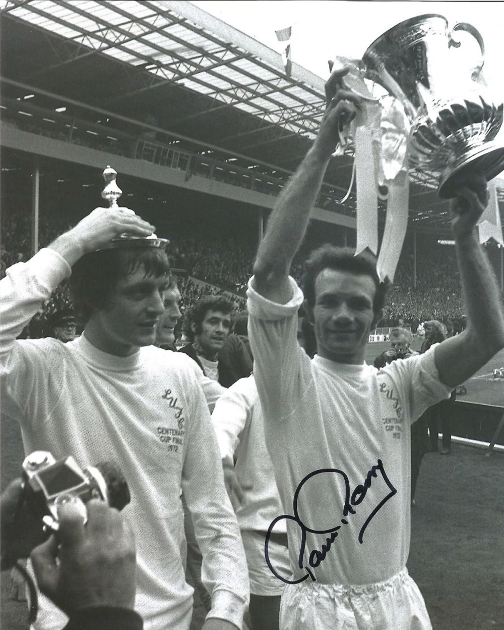 Lot 681: Football Paul Reaney 10x8 Signed B/W Photo Pictured...