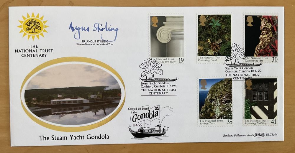 Lot 693: Director General of National Trust Sir Angus Stirling...