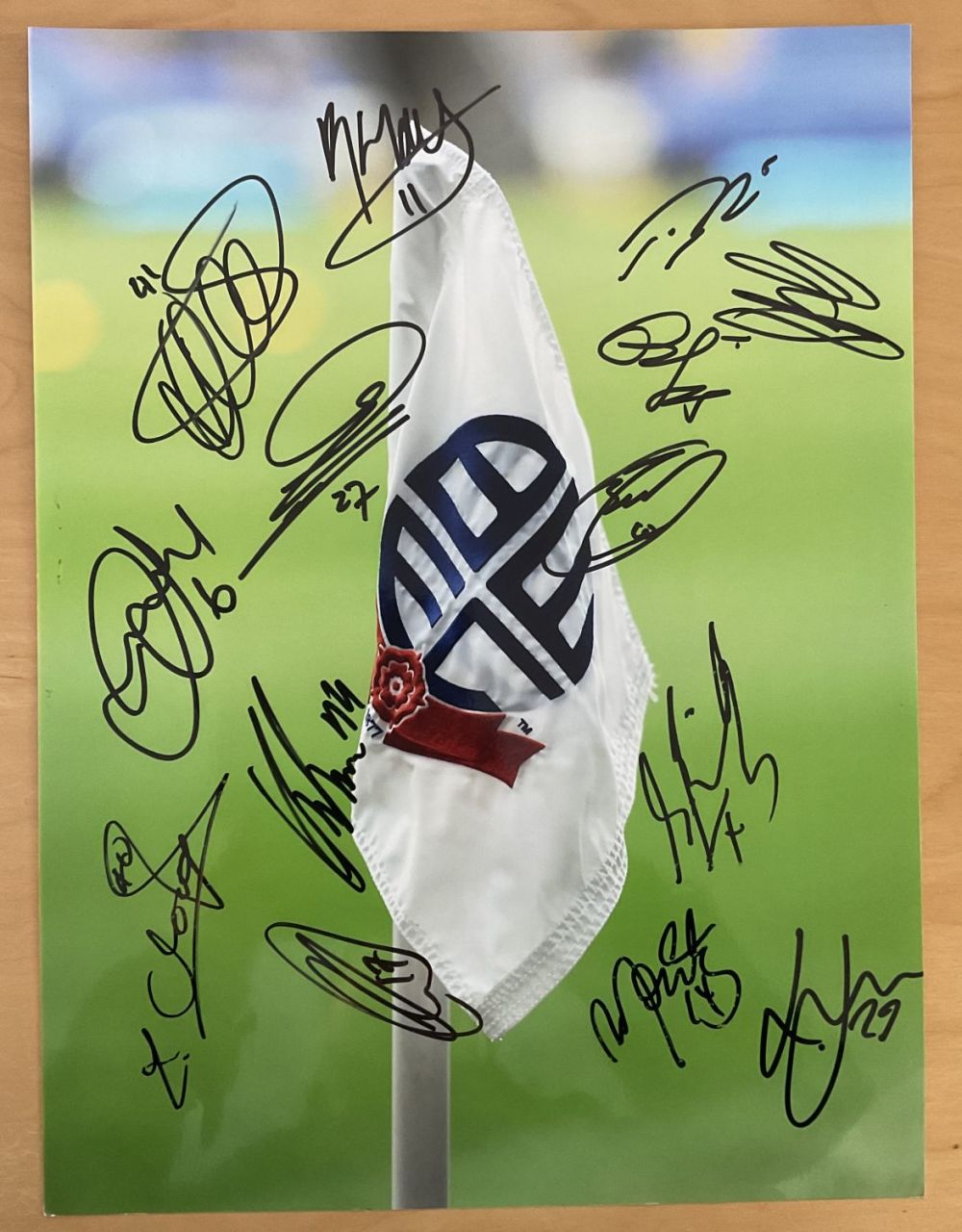 Lot 700: 14 Signed 16 x 12 inch Colour Bolton...