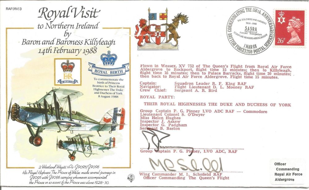 Lot 728: Grp Cpt P. G. Pinney LVO ADC RAF...