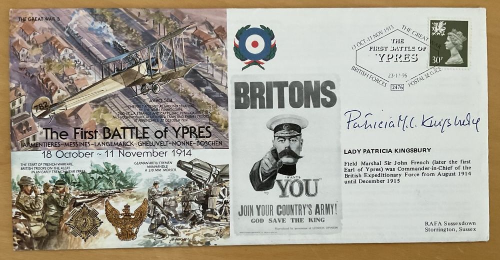 Lot 734: Lady Patricia Kingsbury Signed The First Battle of...