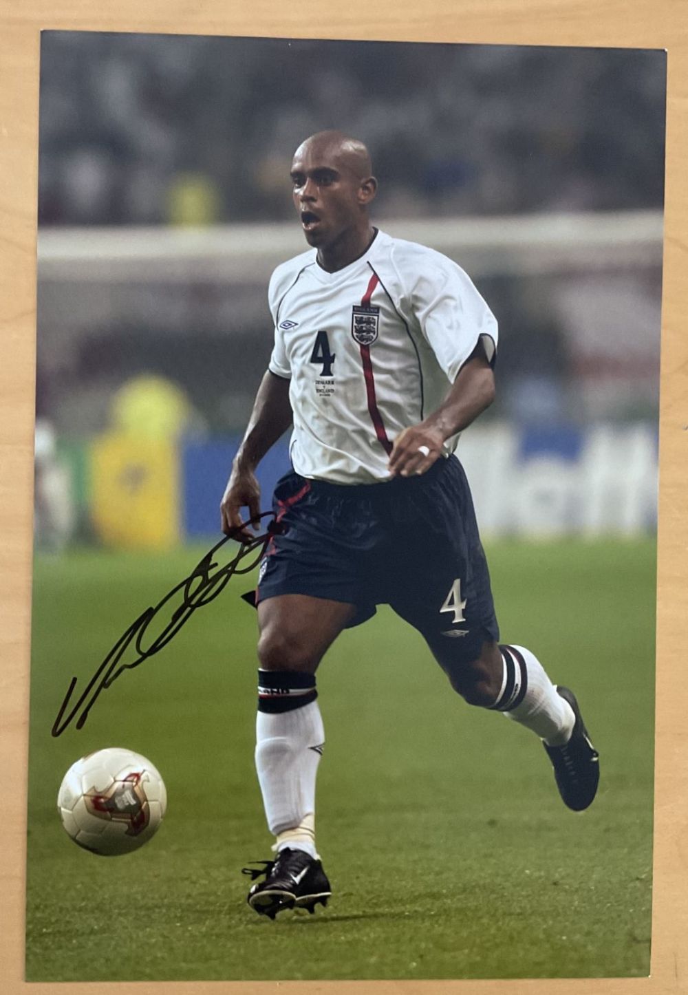 Lot 742: Trevor Sinclair Signed 12x8 inch Colour Photo Showing...