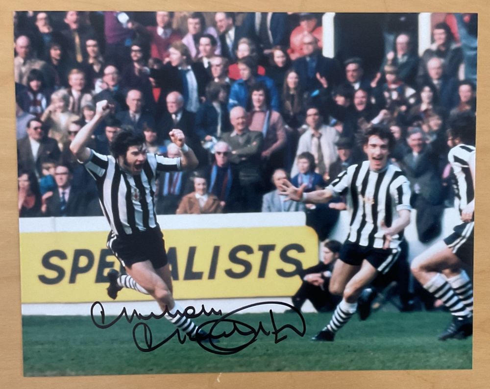 Lot 746: Former Newcastle Legend Malcolm MacDonald Signed 10 x...