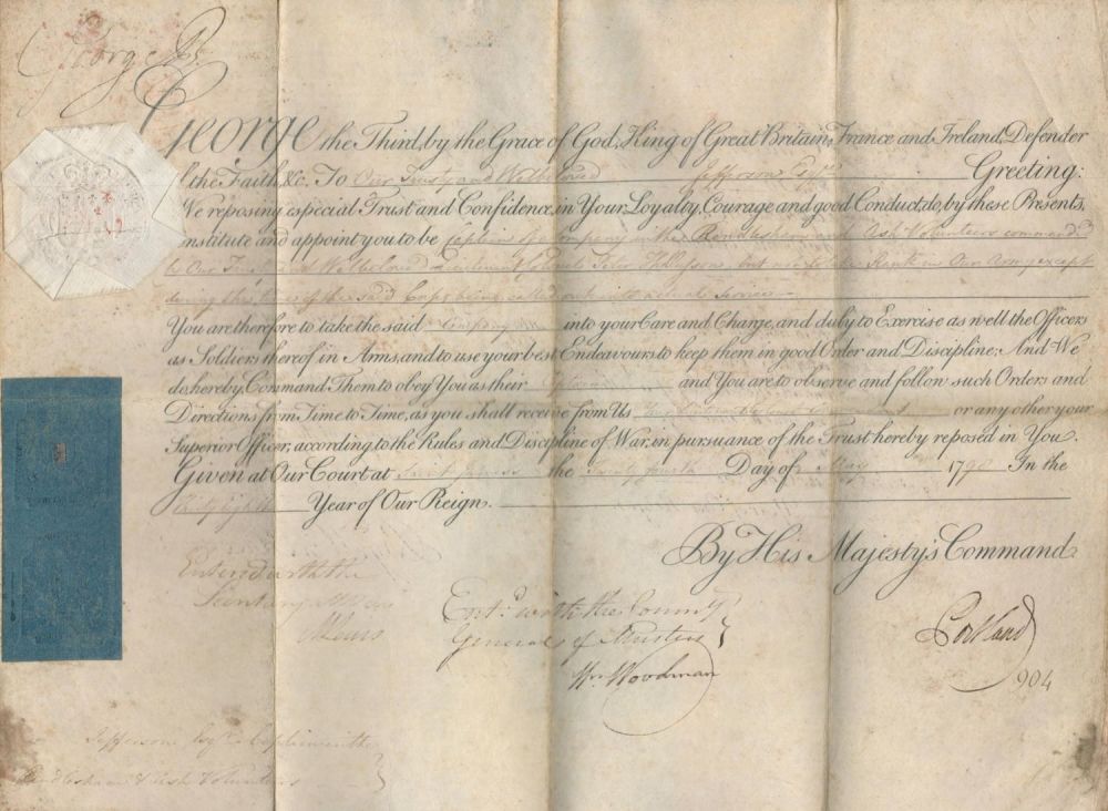 Lot 40: King George III and The Duke of Portland...