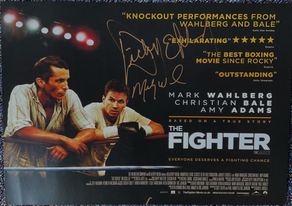 Lot 54: Boxers Micky Ward and Dicky Eklund Signed the...