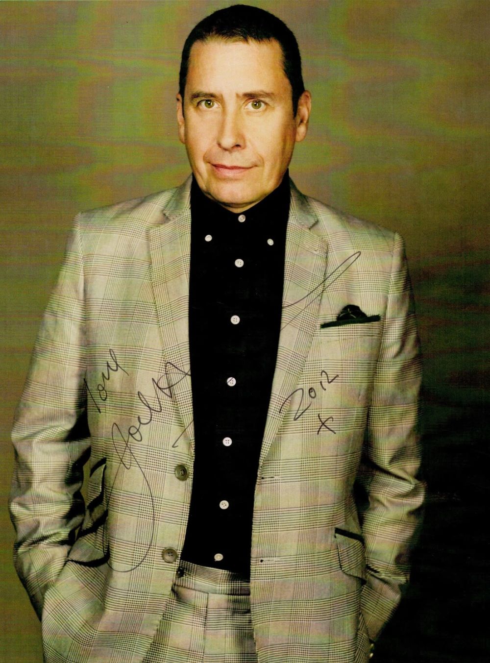 Lot 73: Jools Holland signed 8x6 colour photo. English pianist,...