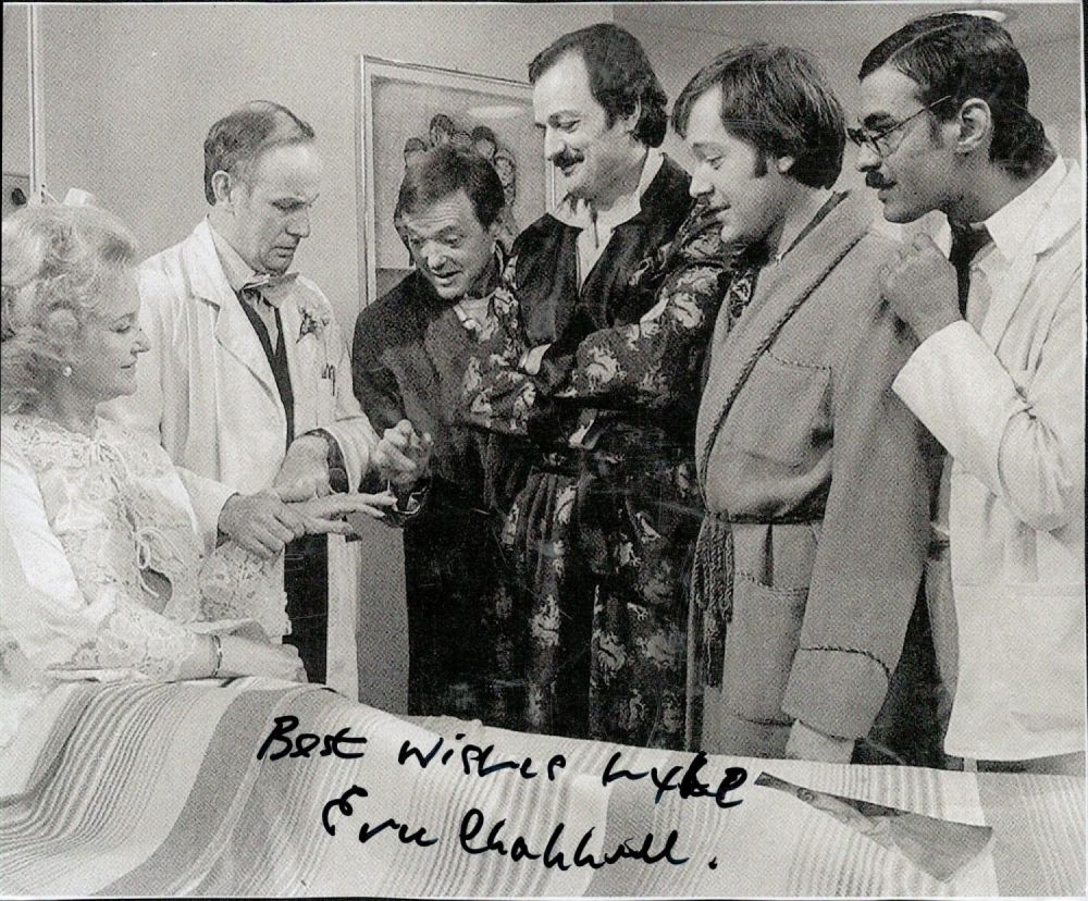 Lot 74: Eric Chappell signed 10x8 black and white photo....
