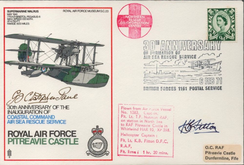 Lot 107: Air Cmdre GJC Paul and Flt Lt KB...