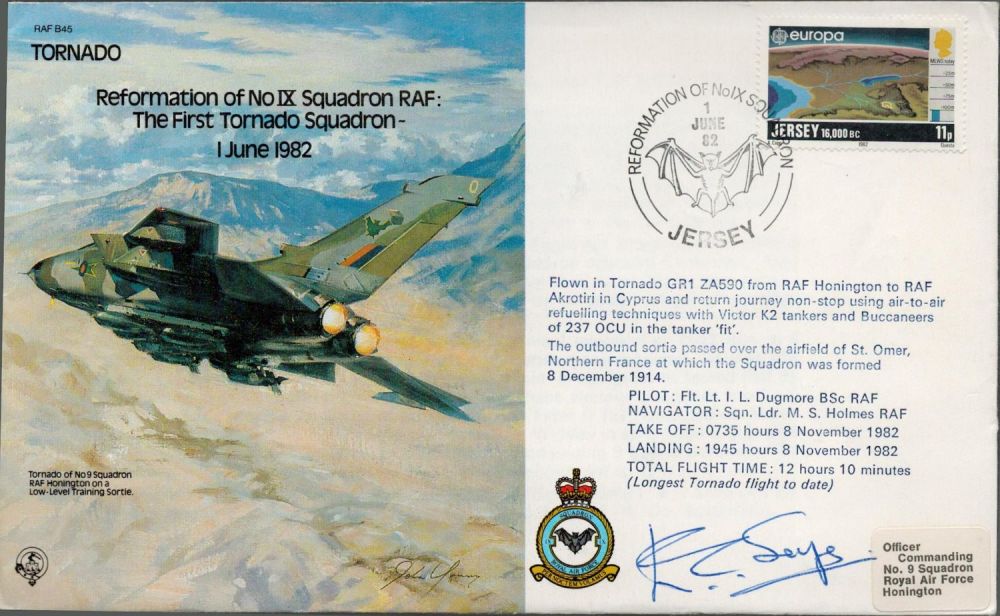 Lot 108: Sqn Ldr JD Melrose and F/O ECD Selfe...