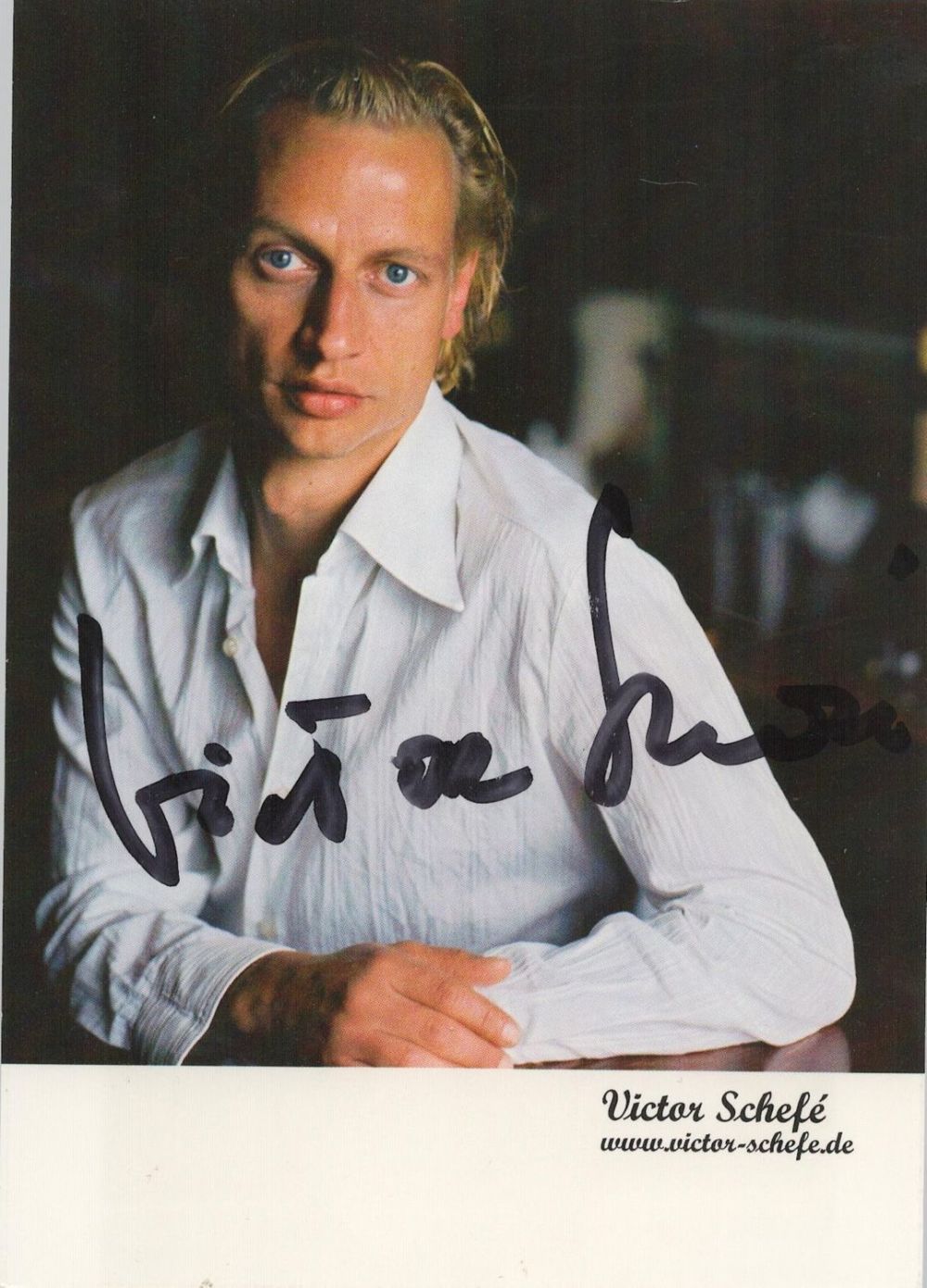 Lot 135: German actor, singer and filmmaker Victor Schefe Signed...