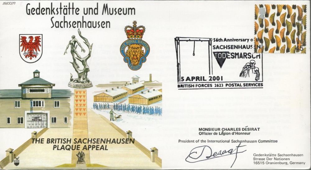 Lot 147: Monsieur Charles Desirat Signed Gedenkstatte und Museum Sachsenhausen...