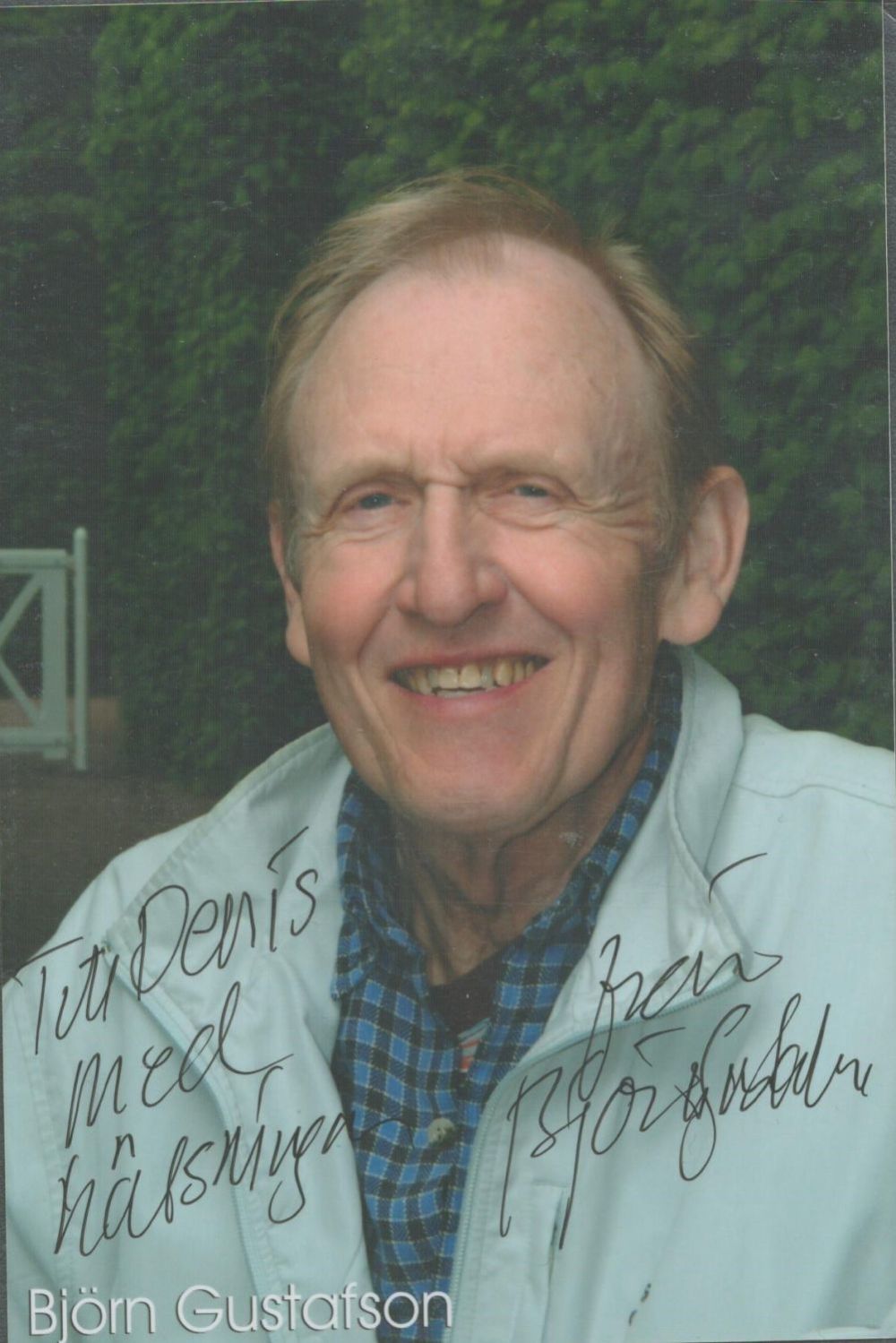 Lot 170: Bjorn Gustafson signed 6x4 colour photo. Gustafson is...