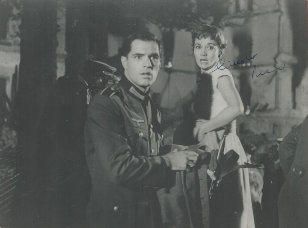 Lot 171: Liselotte Pulver signed 10x8 vintage black and white...