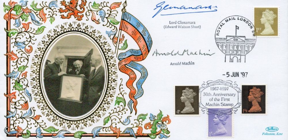 Lot 193: Lord Glenamara Edward Watson Short signed Benham FDC...