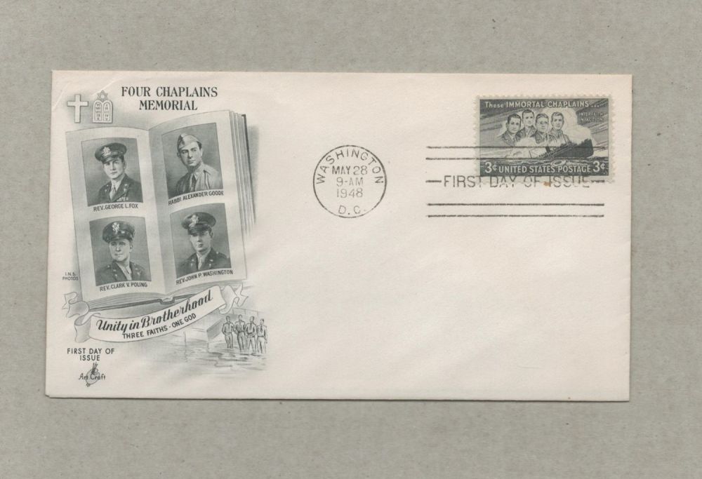 Lot 236: Four Chaplins Memorial Unity in Brotherland Three Faiths...