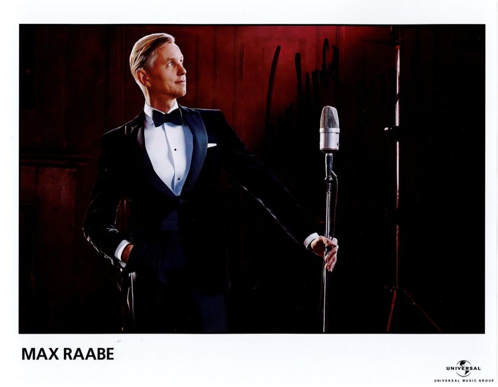 Lot 293: Max Raabe Signed 10x8 inch Personalised Colour Photo....