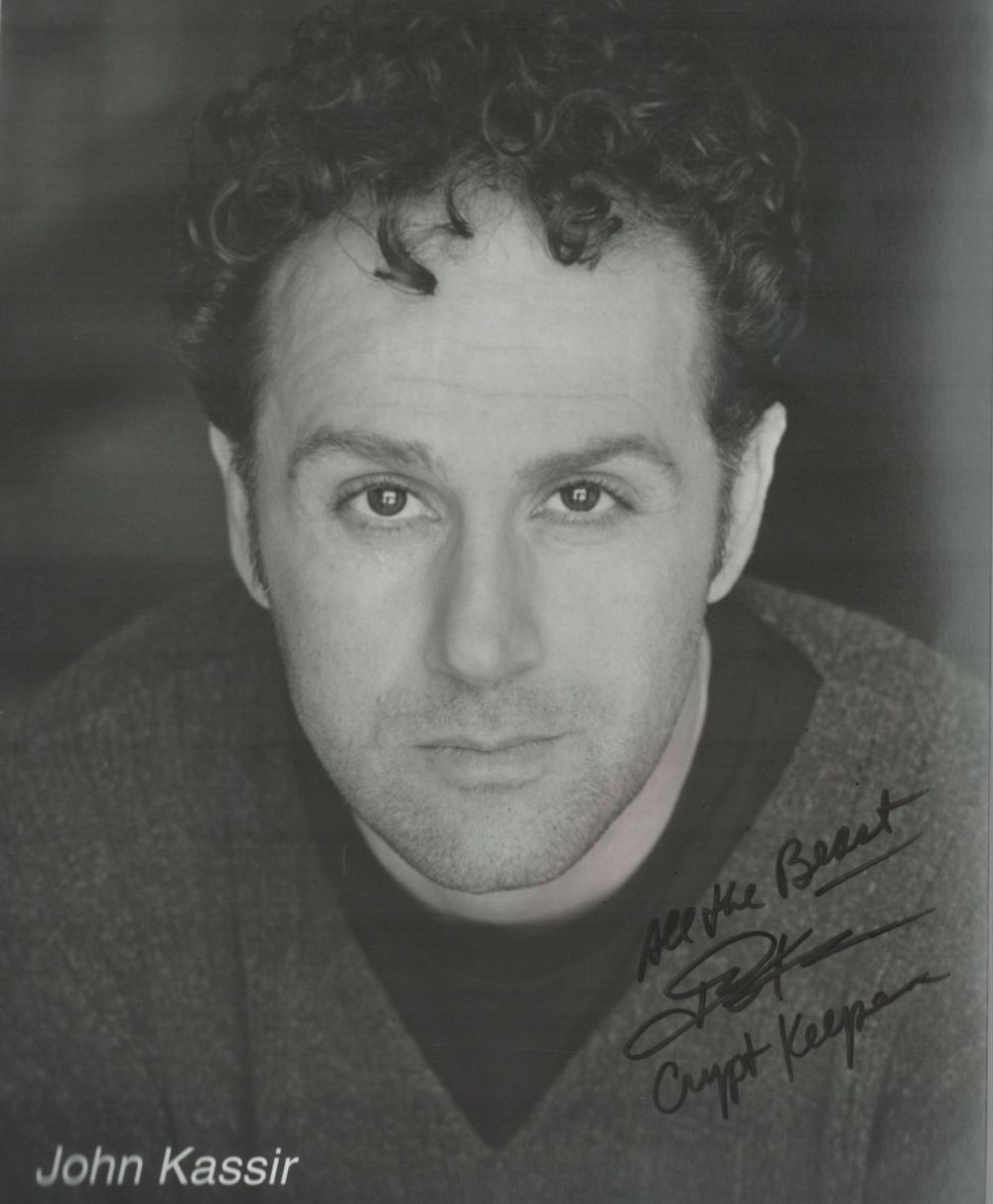 Lot 317: John Kassir signed 10x8 black and white photo....