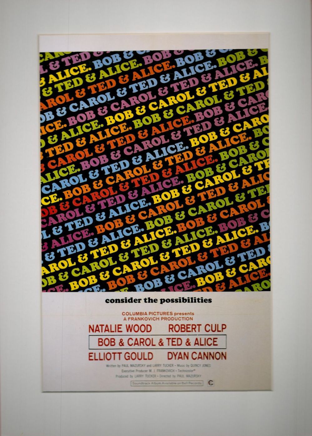 Lot 334: Bob and Carol and Ted and Alice Colour...