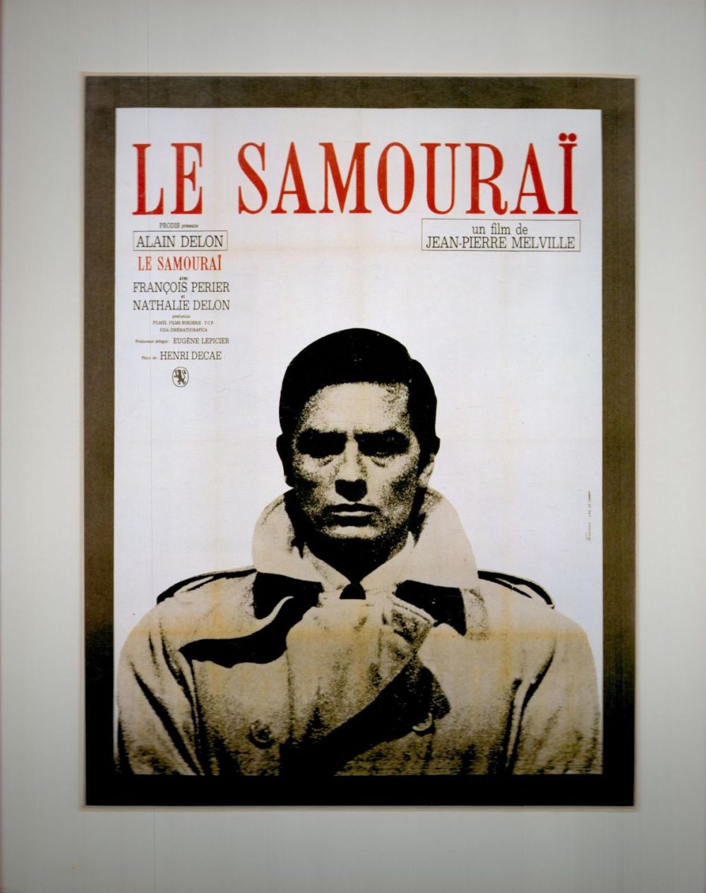 Lot 335: Le Samourai French Language Colour Magazine Cutting, attached...