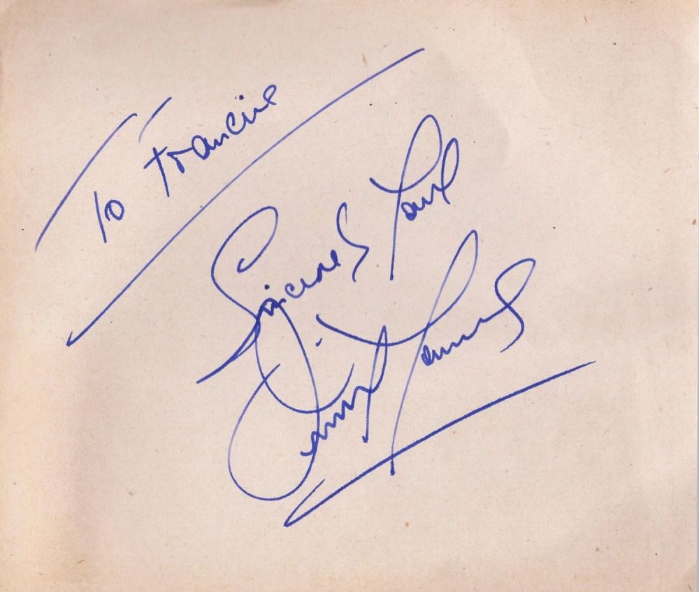 Lot 345: Jimmy Young signed 6x5 album page. Young (21...