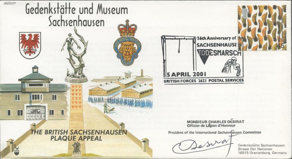 Lot 356: Monsieur Charles Desirat and one other Signed Gedenkstatte...