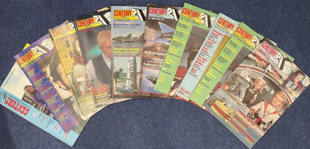 Lot 384: Century Magazine Collection of 10 Magazines from 1990-1992....