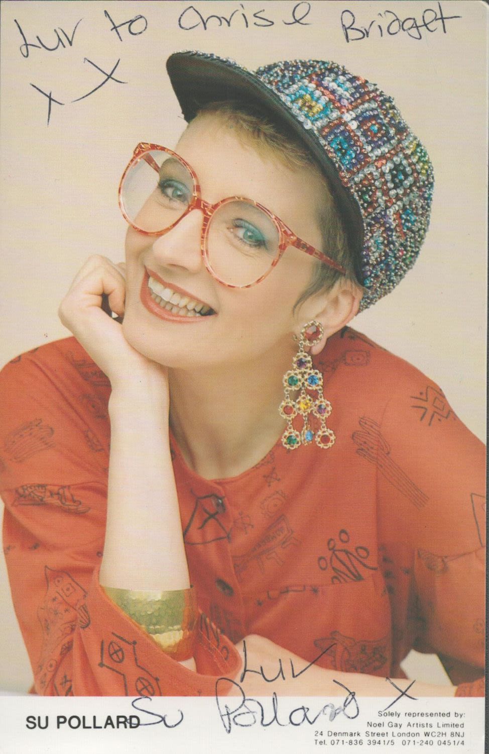 Lot 395: Su Pollard signed 10x8 colour promo photo, dedicated....
