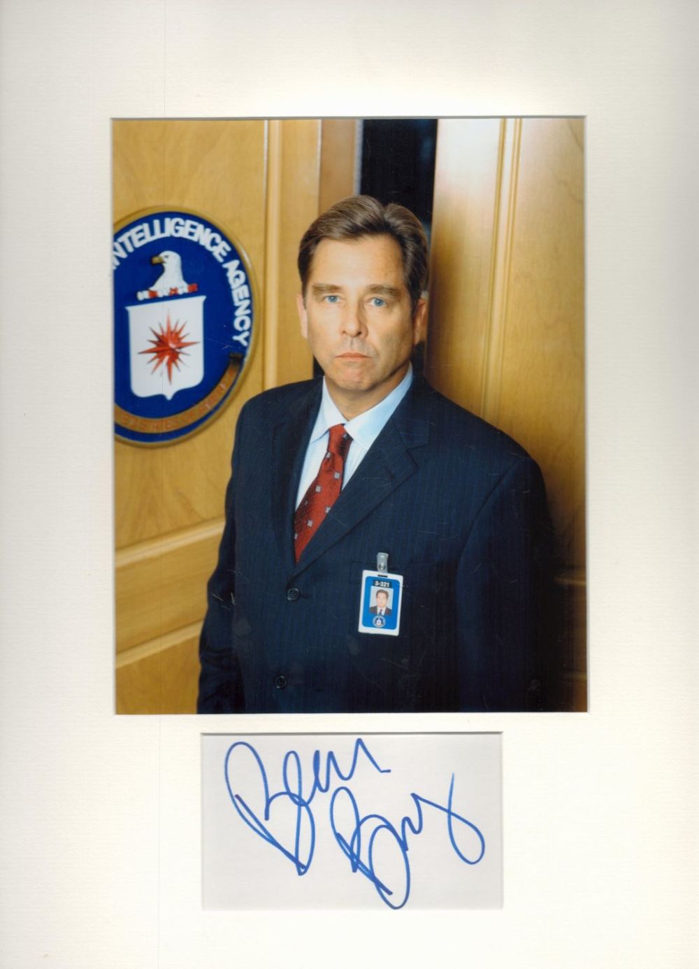 Lot 406: Beau Bridges 16x12 overall mounted signature piece includes...
