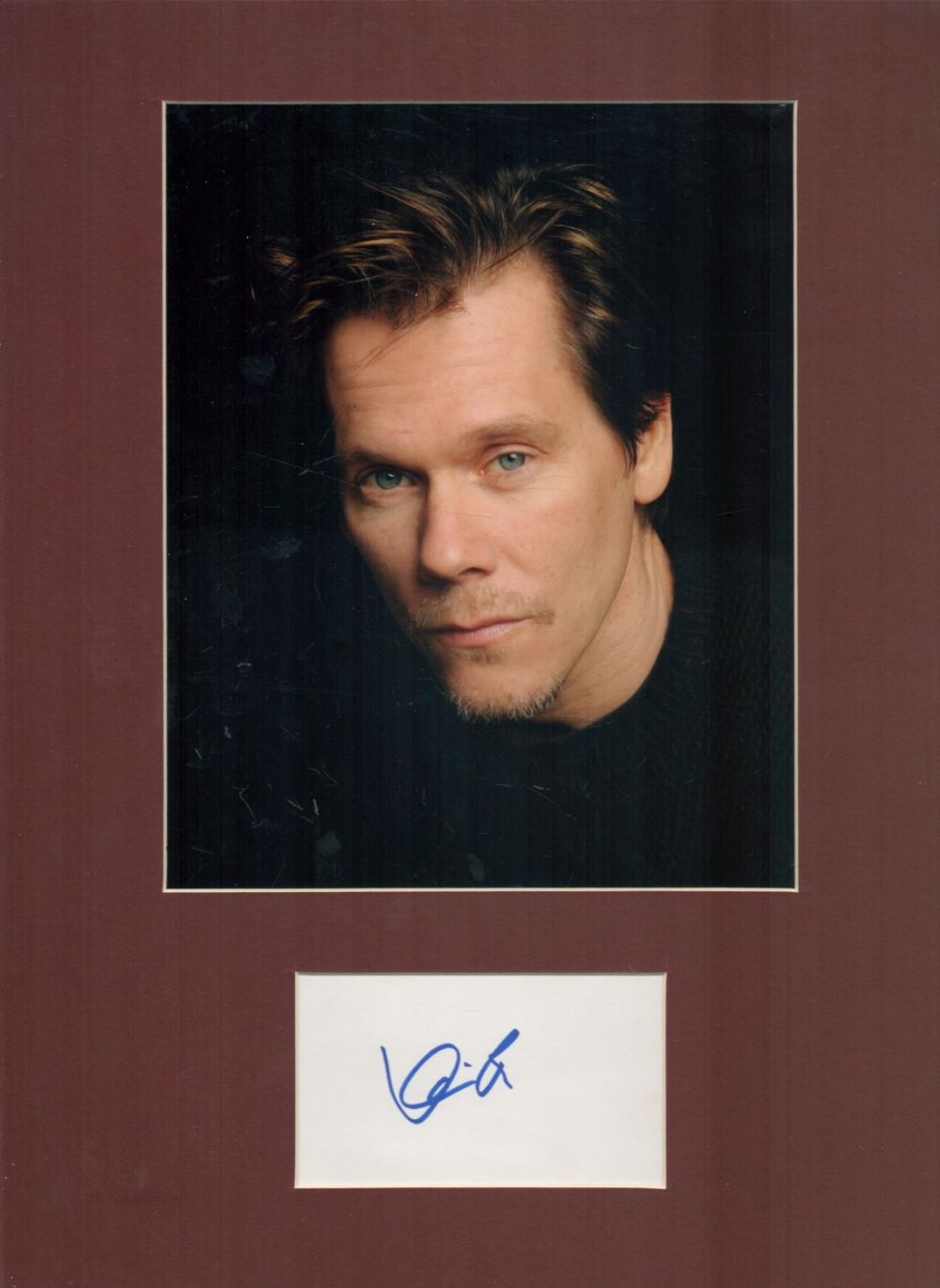 Lot 410: Kevin Bacon 16x12 overall mounted signature piece includes...