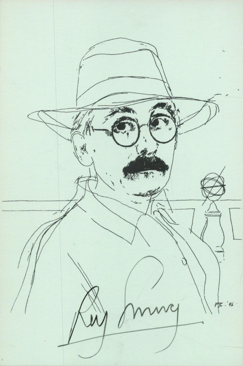 Lot 416: British Art Historian Roy Strong Signed Small Print...