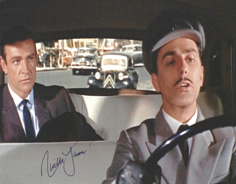 Lot 514: Bond Star, Neville Jason signed 10x8 colour photograph...