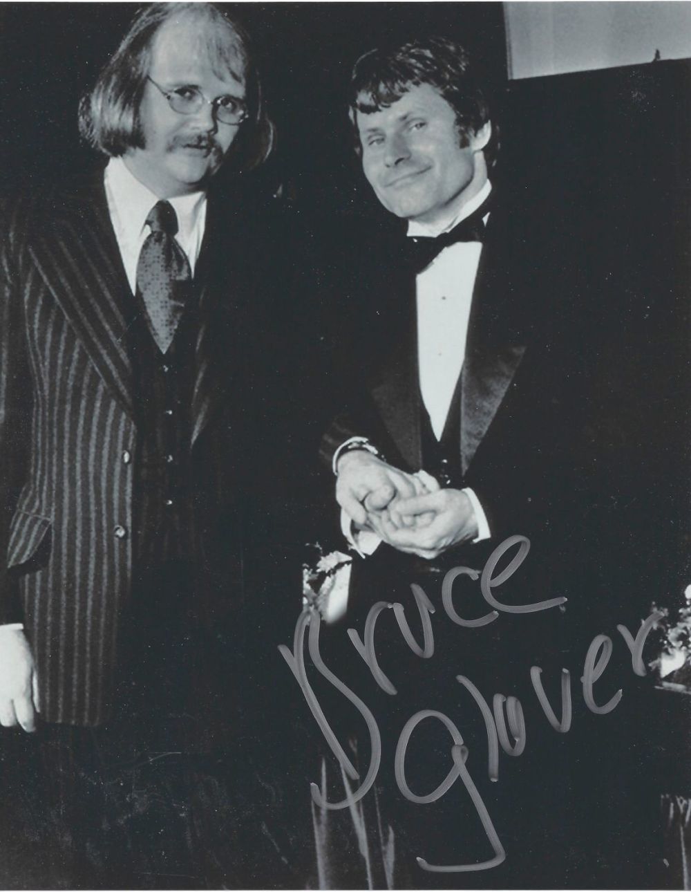 Lot 519: Bond Star, Bruce Glover signed 10x8 black and...