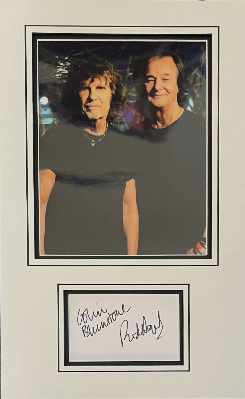 Lot 524: Zombies Bandmembers Colin Blunstone and Rod Argent Signed...
