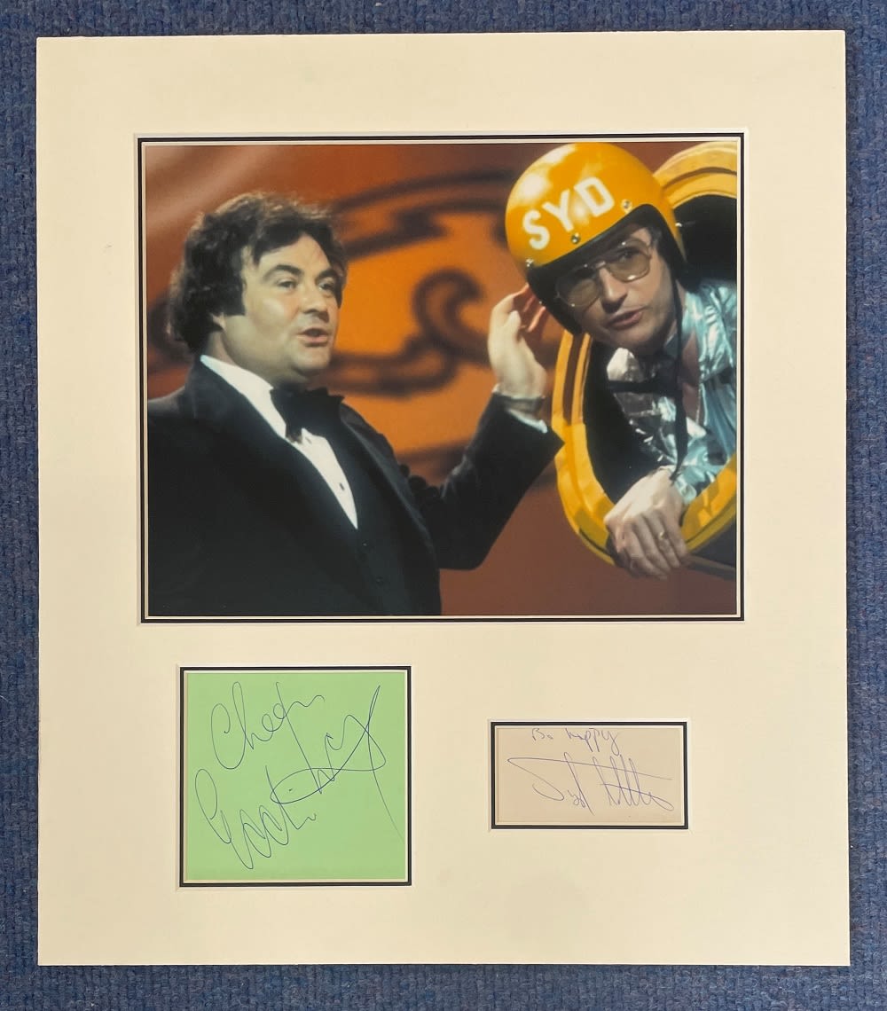 Lot 533: Syd Little and Eddie Large Signed Separate Signature...