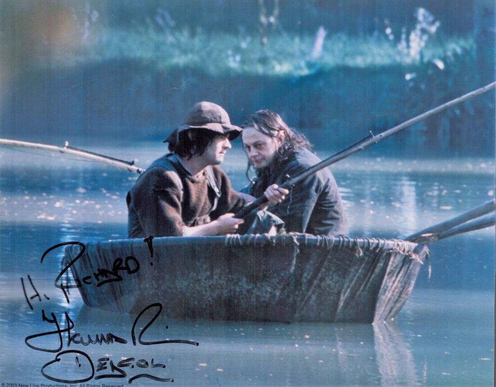 Lot 553: Lord Of the Rings Actor, Thomas Robins signed...