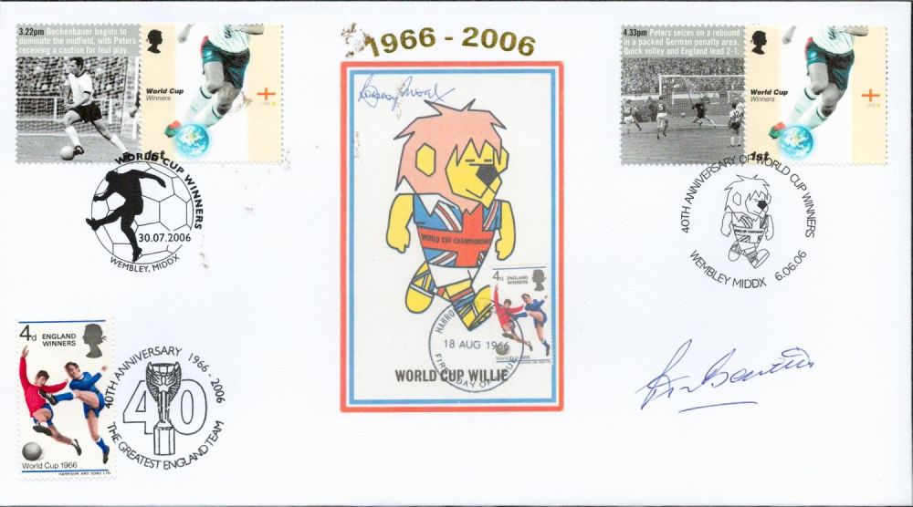 Lot 561: Football Peter Bonetti signed 40th Anniversary World Cup...