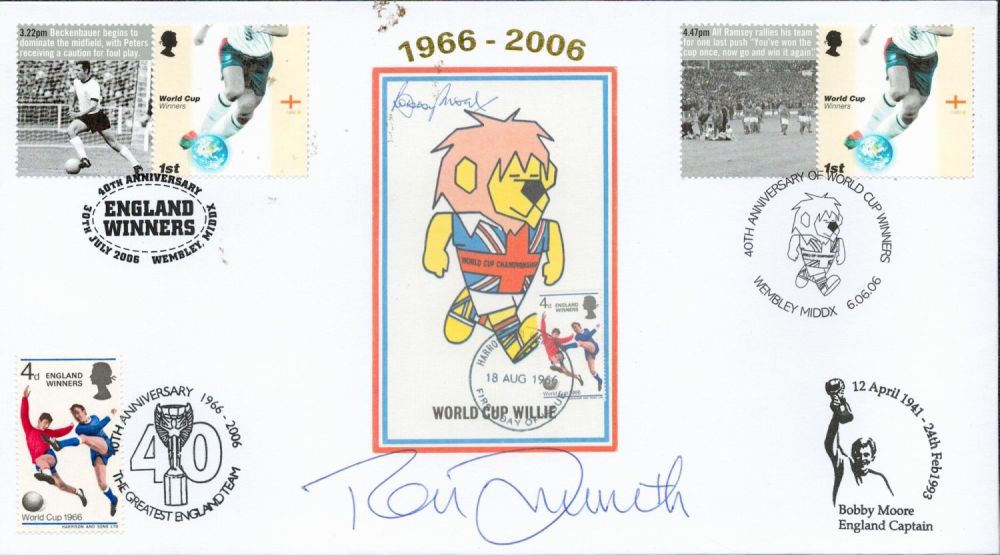 Lot 562: Football Tommy Smith signed 40th Anniversary World Cup...