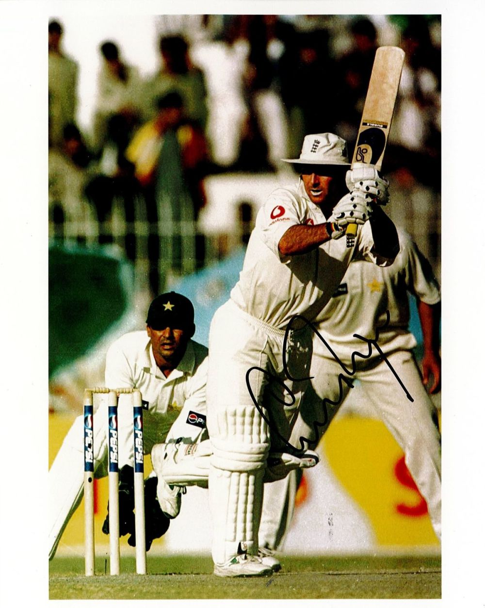 Lot 567: Cricket Graham Thorpe signed 12x8 colour photo pictured...