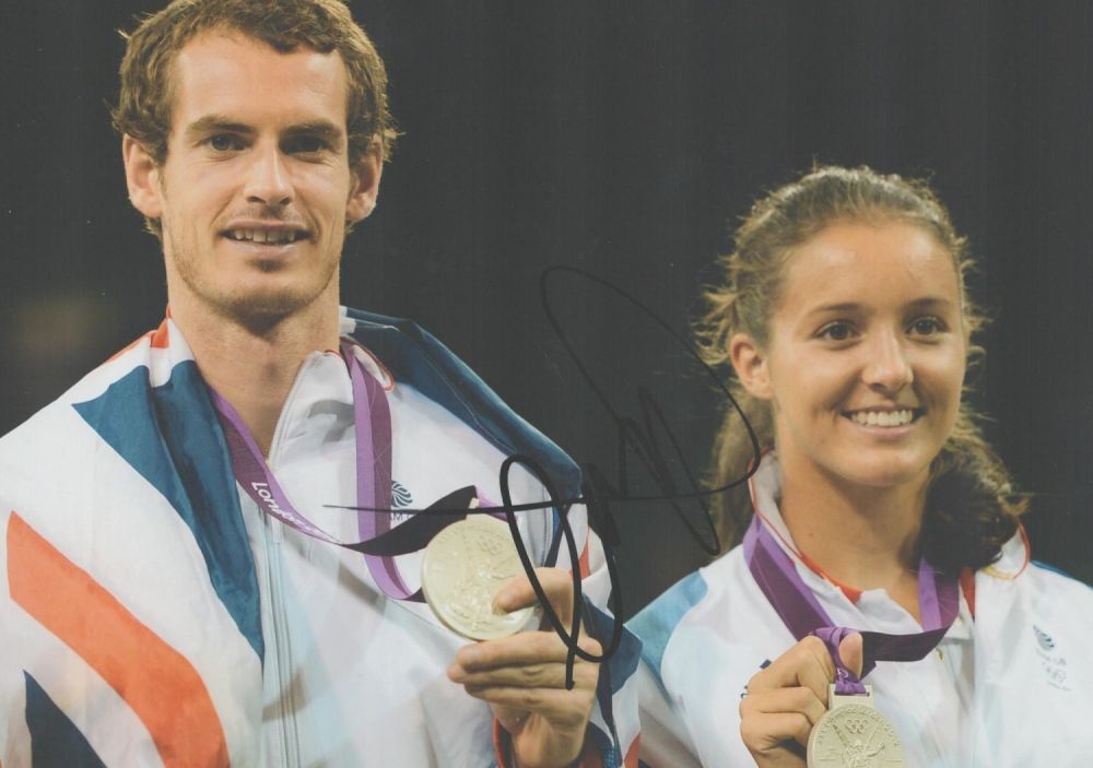 Lot 591: Tennis Laura Robson signed 9x6 colour photo. Good...