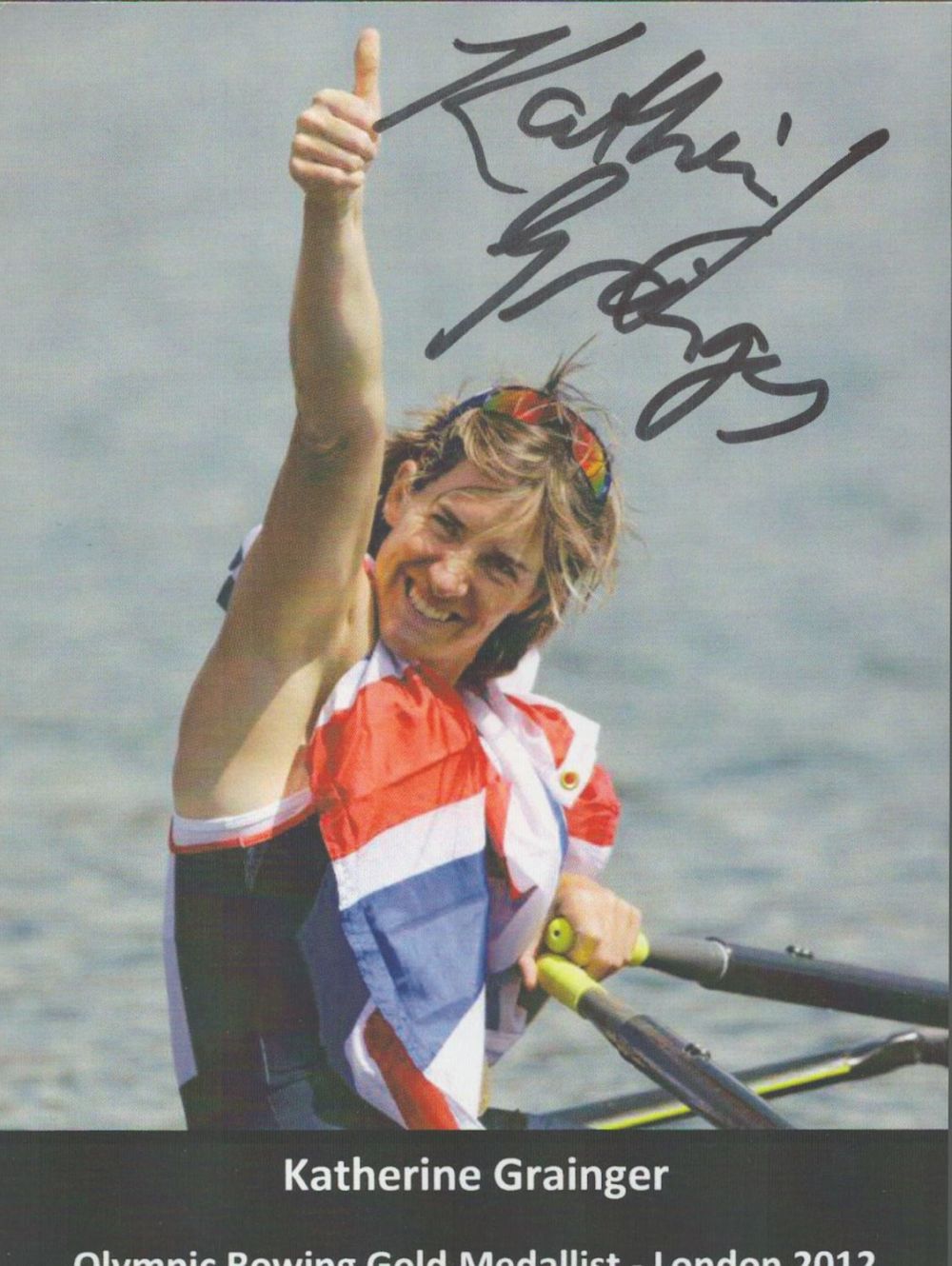 Lot 596: Olympics Katherine Grainger signed 6x4 colour promo photo....