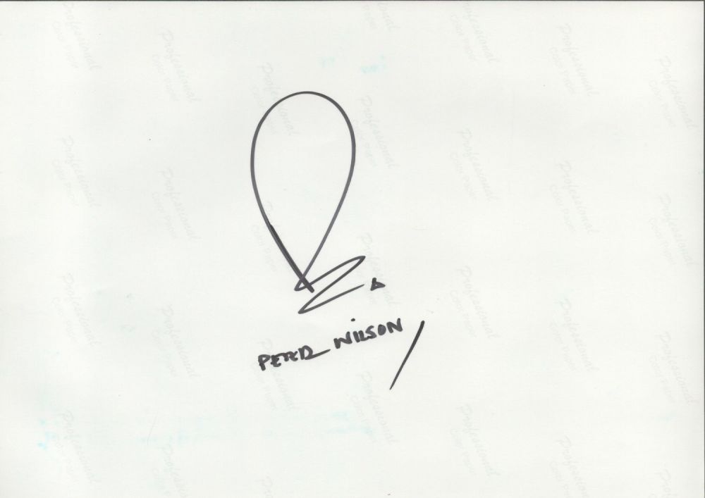 Lot 608: Olympics Peter Wilson signed 12x8 London 2012 colour...
