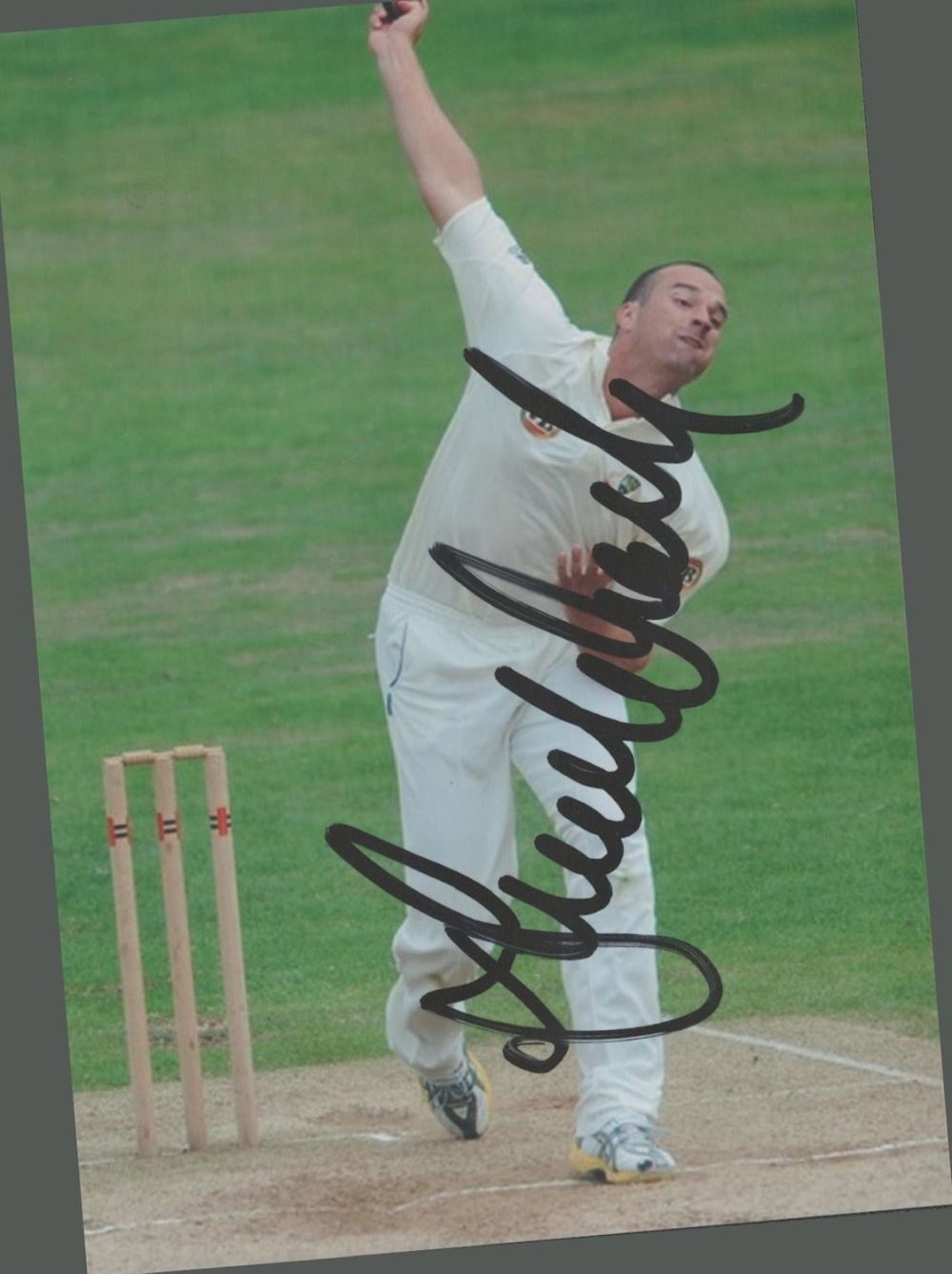 Lot 623: Cricket Stuart Clark signed Australia 6x4 colour photo....