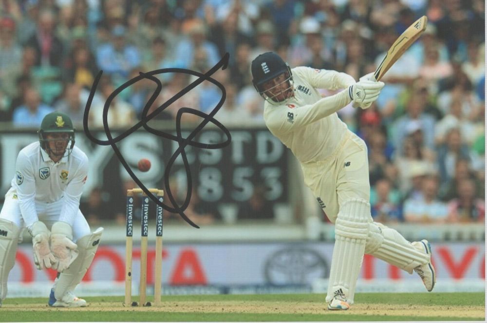 Lot 634: Cricket Jonny Bairstow signed England 6x4 colour photo....