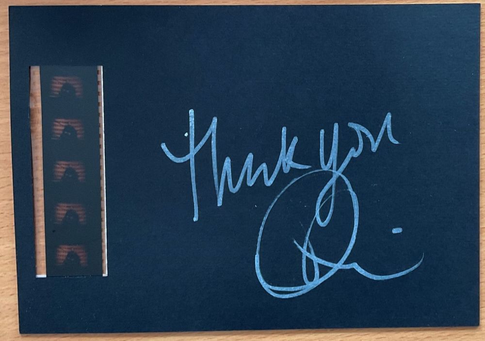 Lot 707: Chris Morris signed Four Lions film cell. English...