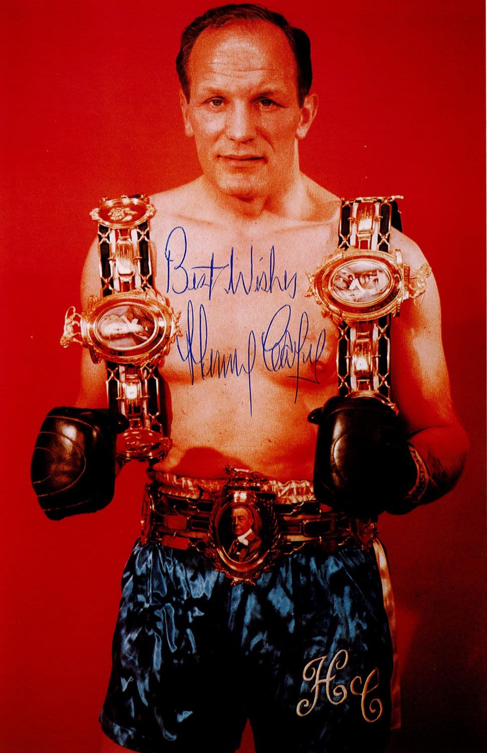 Lot 740: Boxing Henry Cooper signed 10x6 colour photo. Sir...